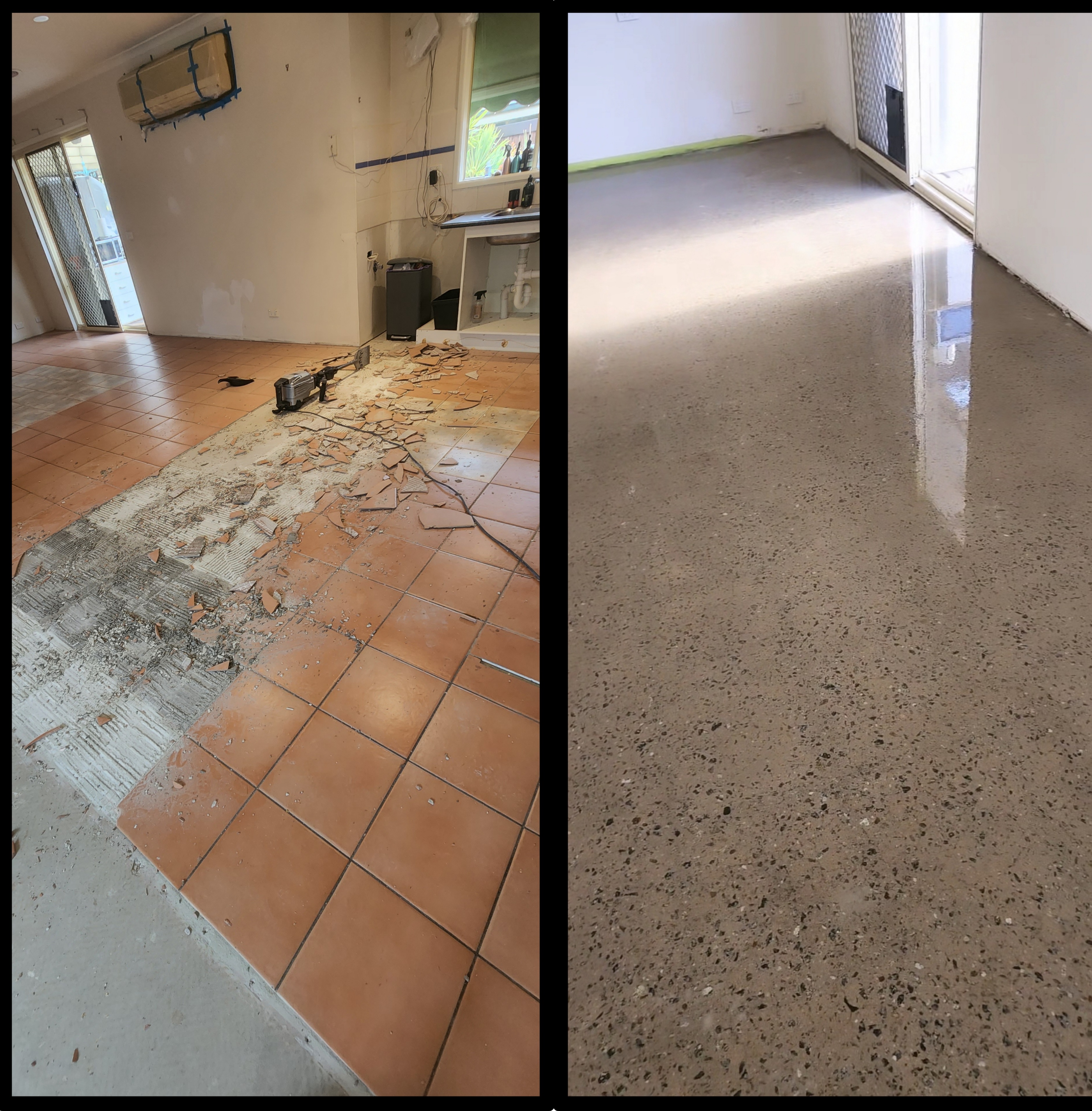 Tiles Removal / Polished Concerte 